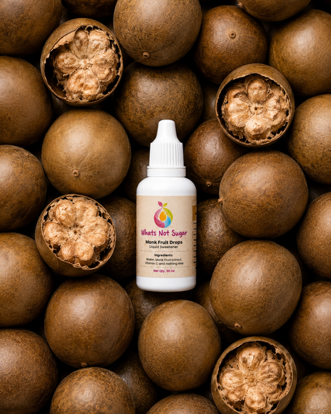 Whats Not Sugar - Monk fruit sweetener drops (3 months pack)